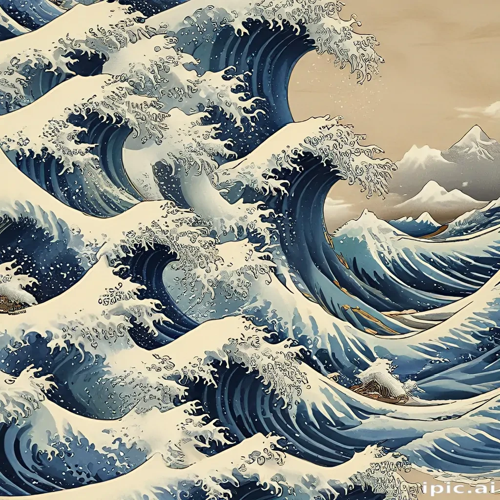 the great wave wallpaper