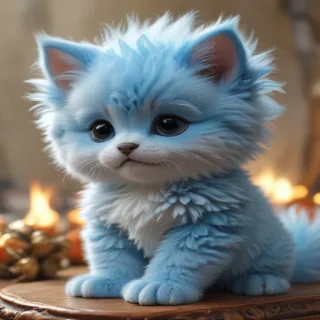 cute blue