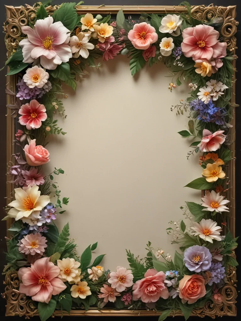 floral frame