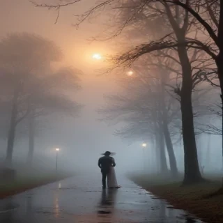 foggy background