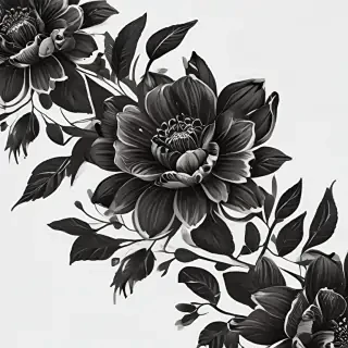 black flower png