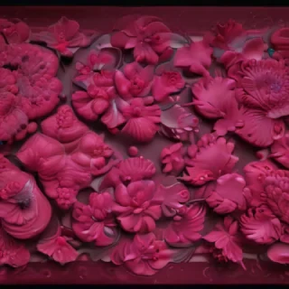 dark pink aesthetic