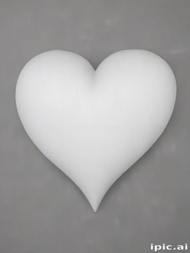white heart
