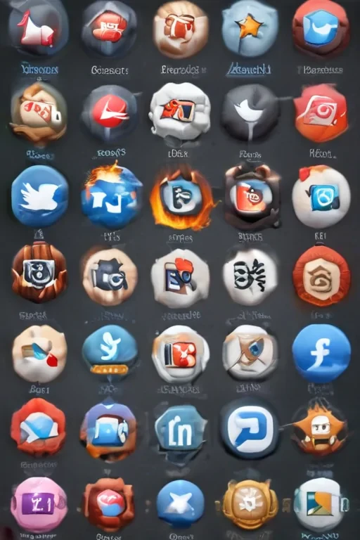 social media icons