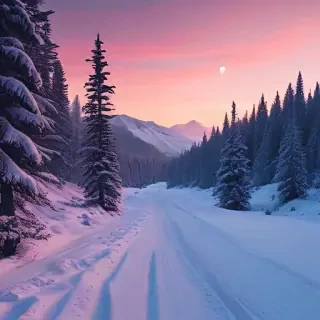 aesthetic winter wallpaper iphone