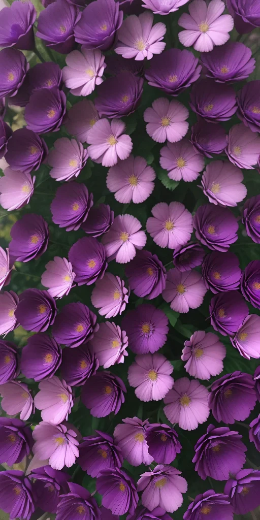 purple flowers aesthetic