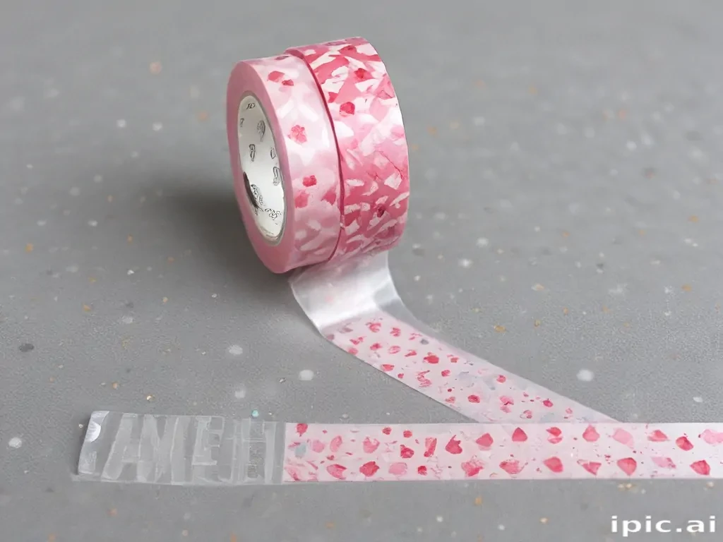 transparent washi tape png