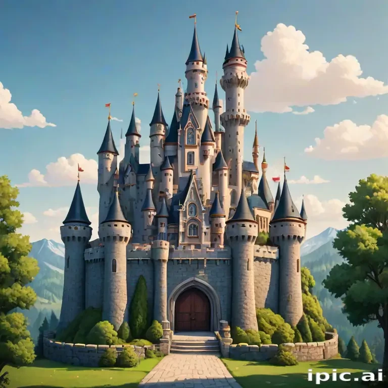 cartoon castle