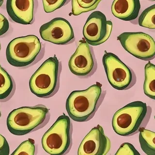 cute avocado wallpaper