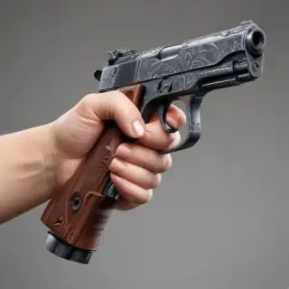 hand with gun png