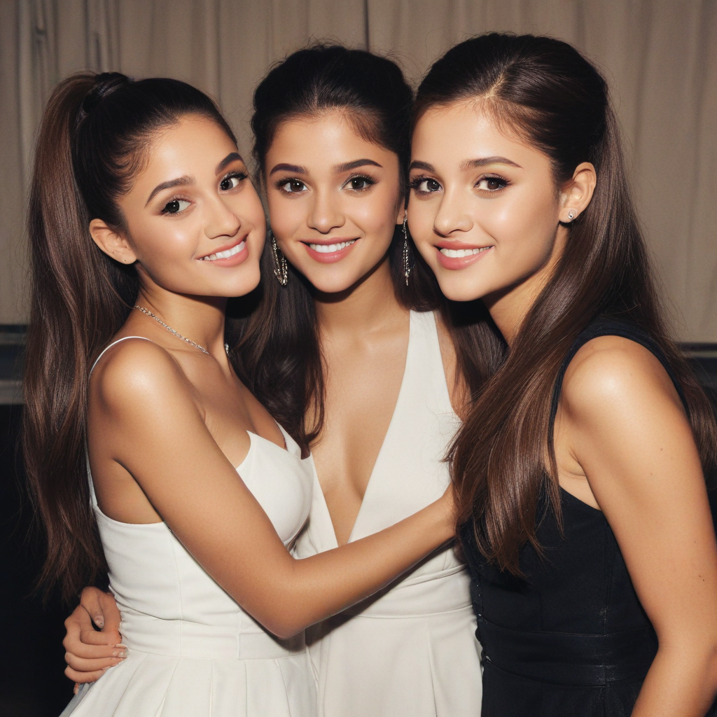 ariana grande with selena gomez