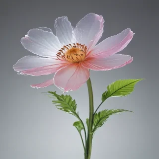transparent flower outline