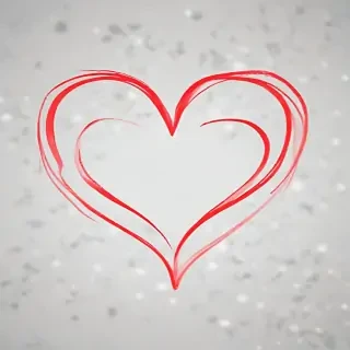 heart outline transparent