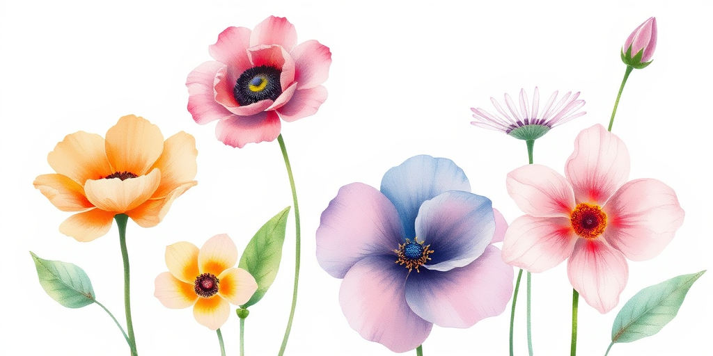 watercolor flower images