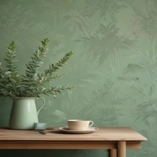 sage green wallpaper aesthetic