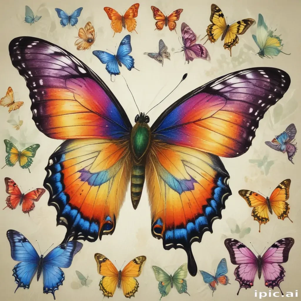 pictures of butterflies to draw