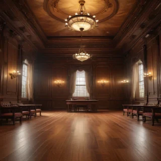 court room background