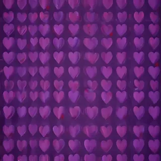 purple heart pattern wallpaper