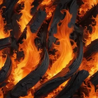 background with fire