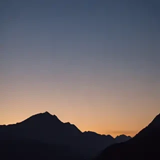 mountain silhouette