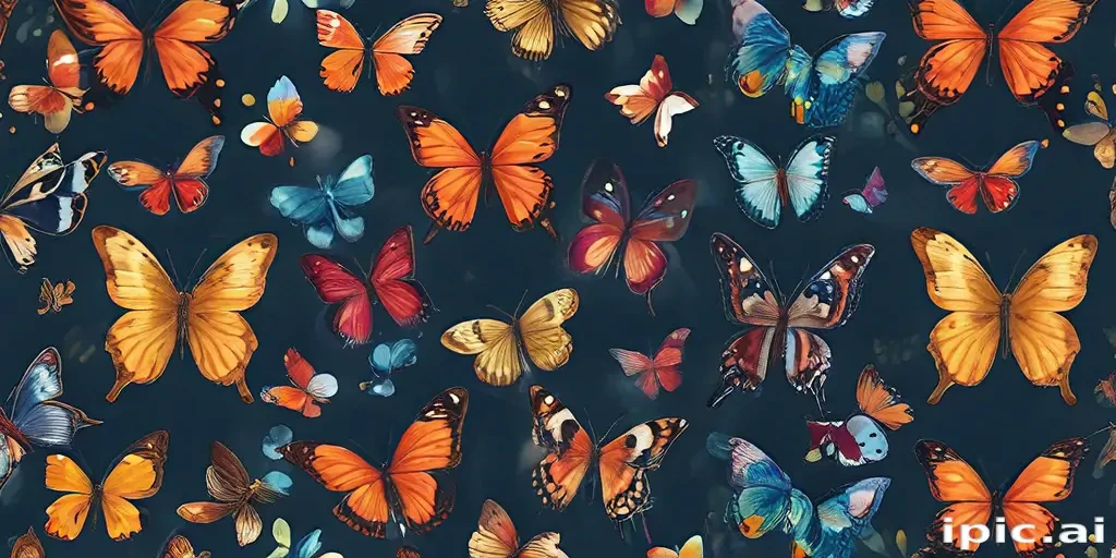 butterfly wall paper