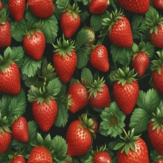 strawberry wallpaper aesthetic