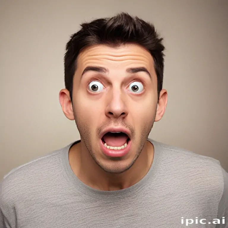 shocked man