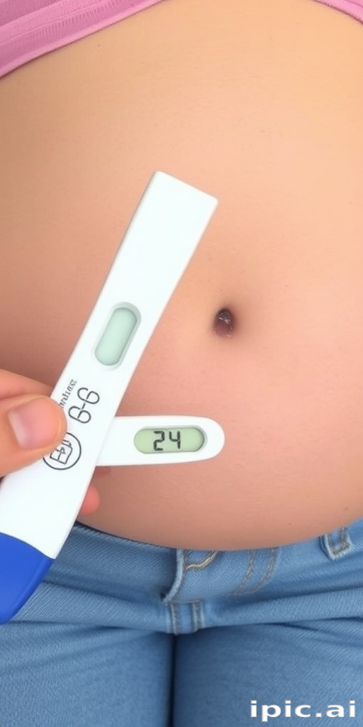 positive pregnancy test images