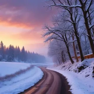 snowing iphone wallpaper
