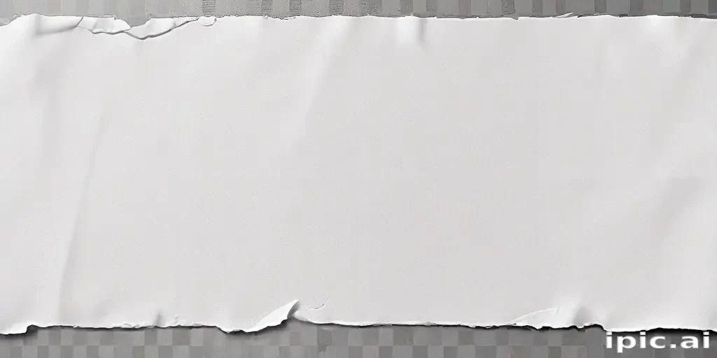 transparent background ripped paper