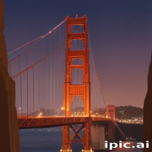 clipart golden gate bridge