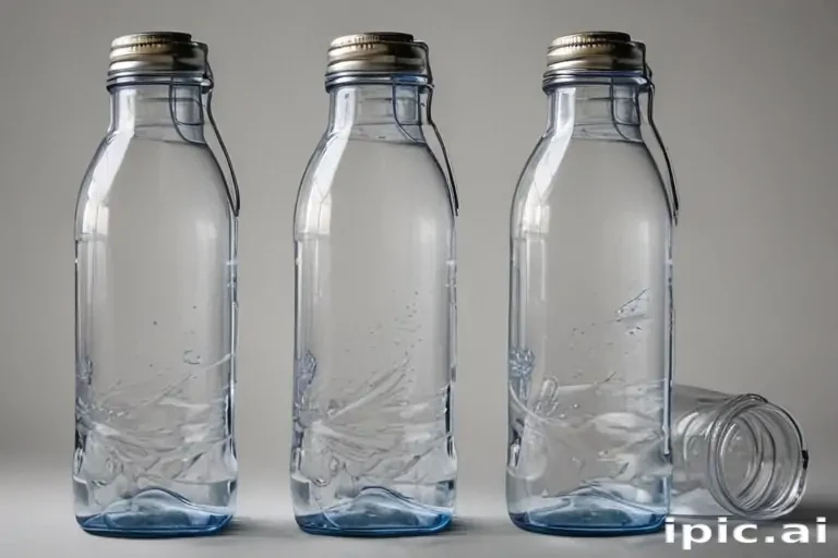 water bottle drawing