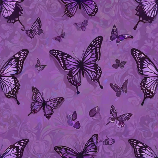 wallpaper purple butterfly