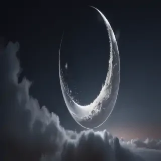 crescent moon transparent background