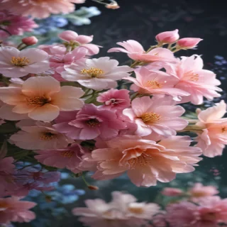 light floral background
