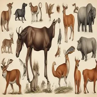 vintage illustrations animals