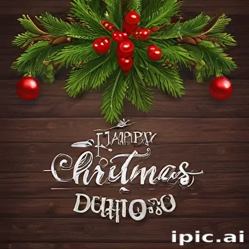 merry christmas clip art transparent background