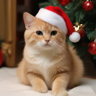 merry christmas cats images