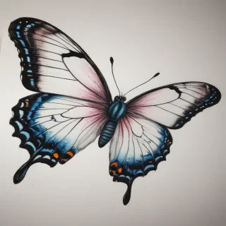 picture of a butterfly drawing