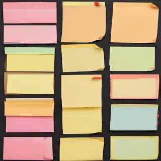 sticky notes png transparent