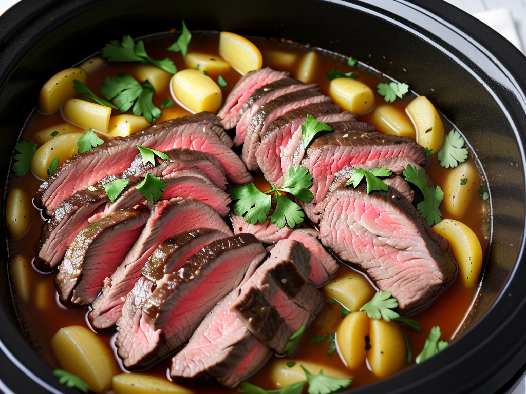 skirt steak in crock pot