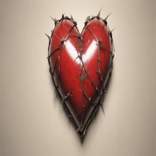 broken heart aesthetic