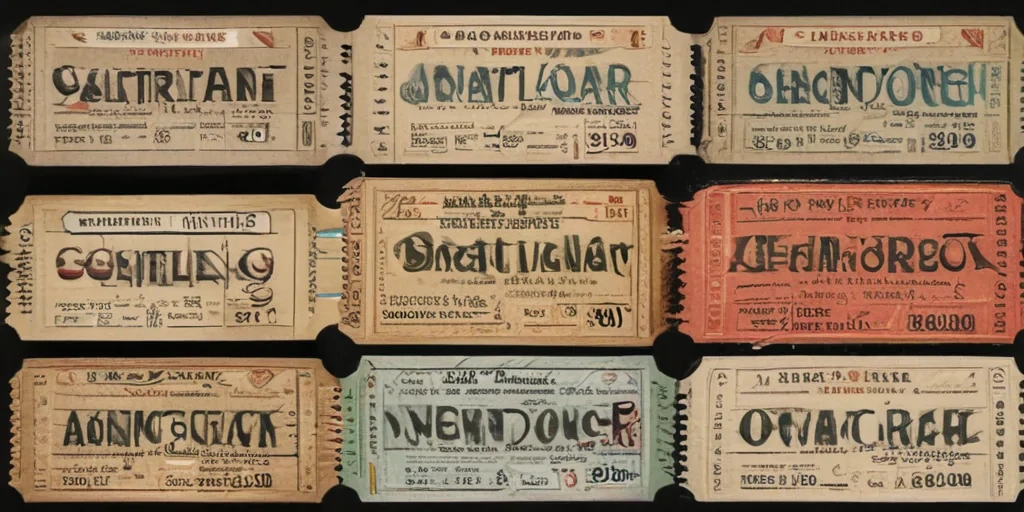 concert tickets png