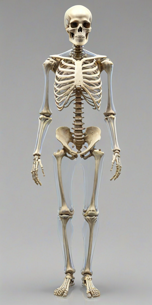 skeleton transparent