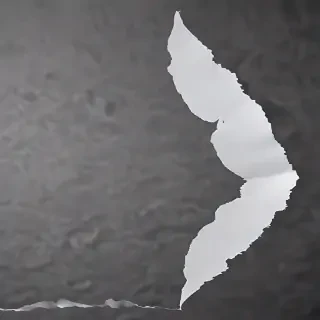 ripped paper transparent