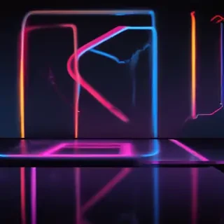 iphone neon wallpaper