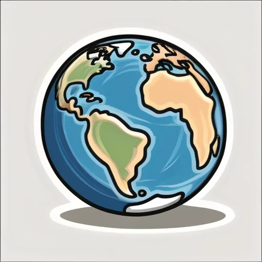 earth cartoon drawing