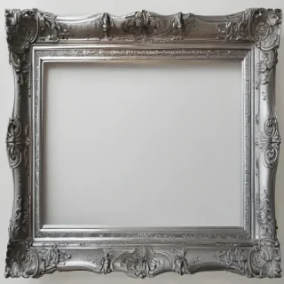 silver frame png