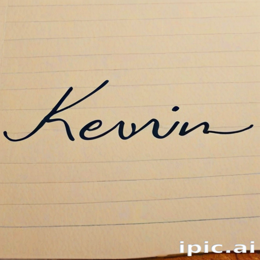 kevin in cursive