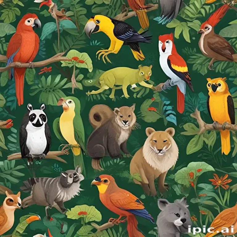 rainforest animals